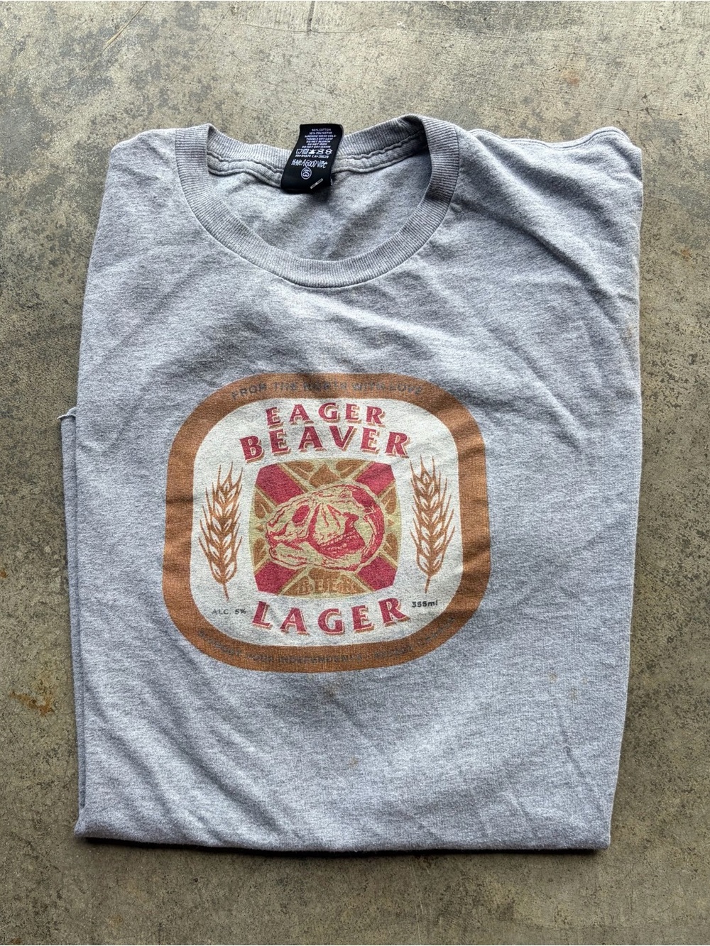 Stussy x Eager Beaver Lager Beer Collab Vintage Y2K